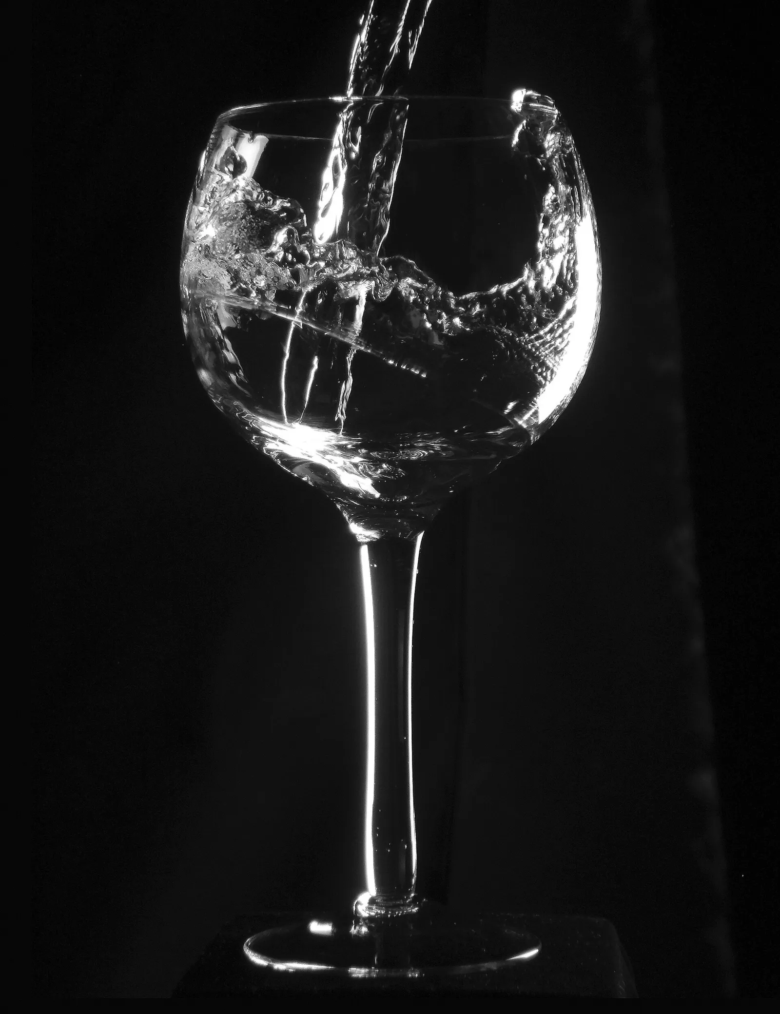 Un verre d'eau (illustration)