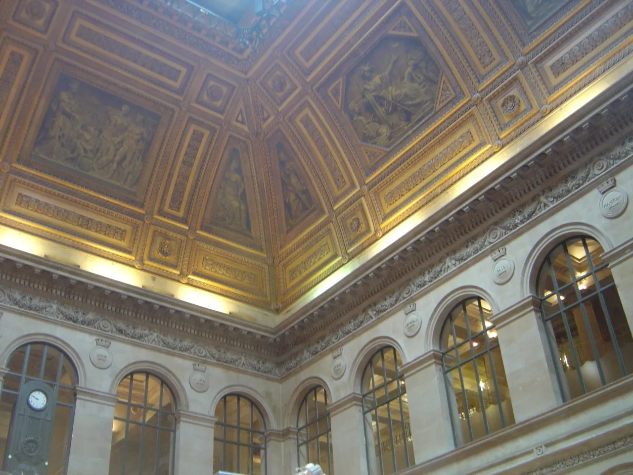 Le Palais Brongniart, ancienne Bourse de Paris (illustration)