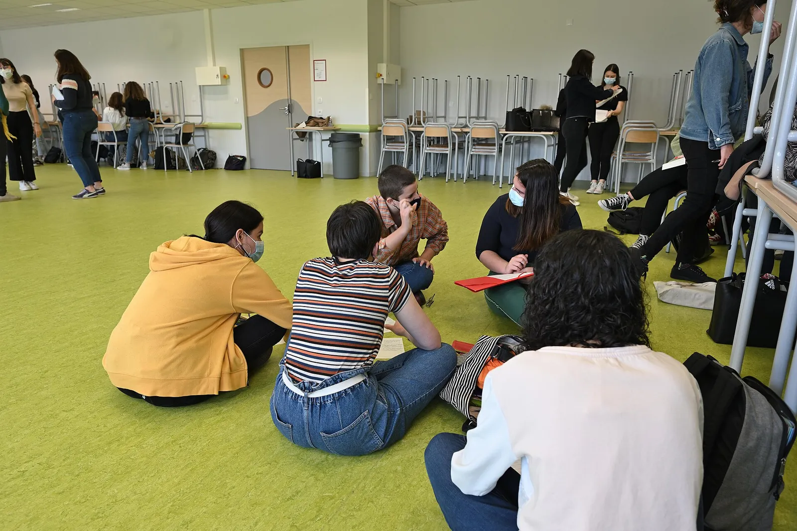 Lycéens en classe de terminale (illustration)