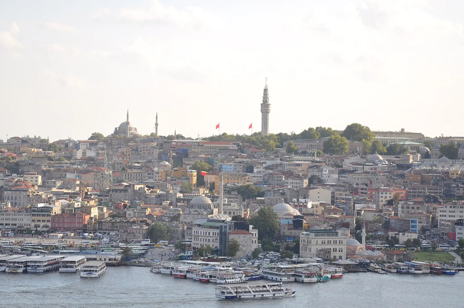 Vue d'Istanbul, en Turquie (illustration)