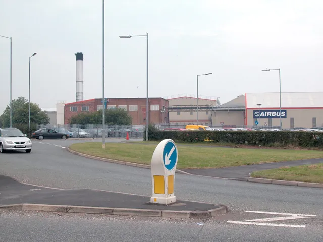 Un site industriel d'Airbus