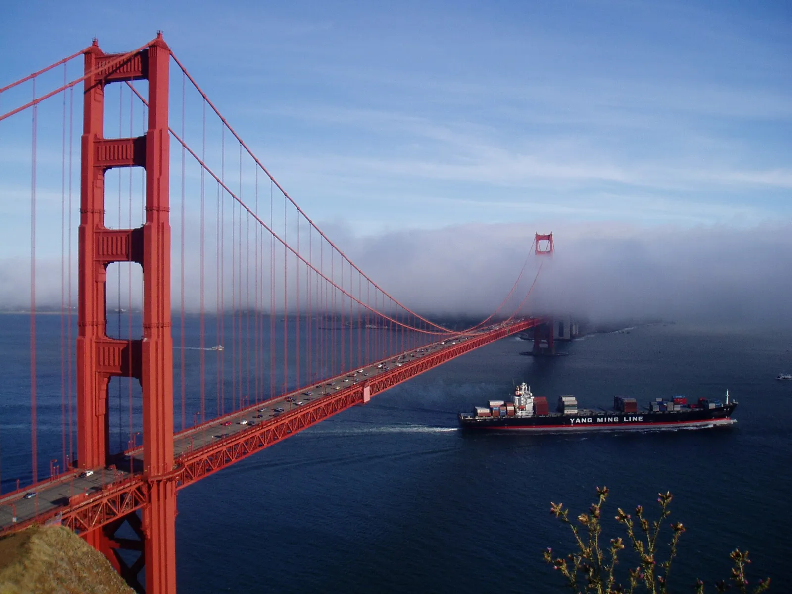 Le Golden Gate Bridge, à San Francisco, porte d'entrée de la Silicon Valley