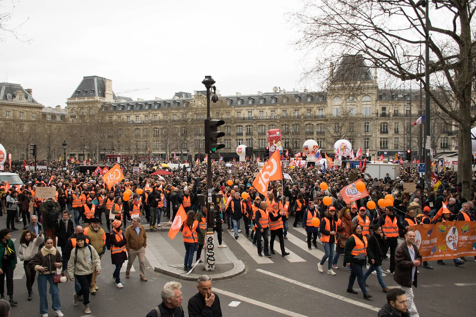 Une manifestation contre la réforme des retraites à Paris (illustration, 2023)