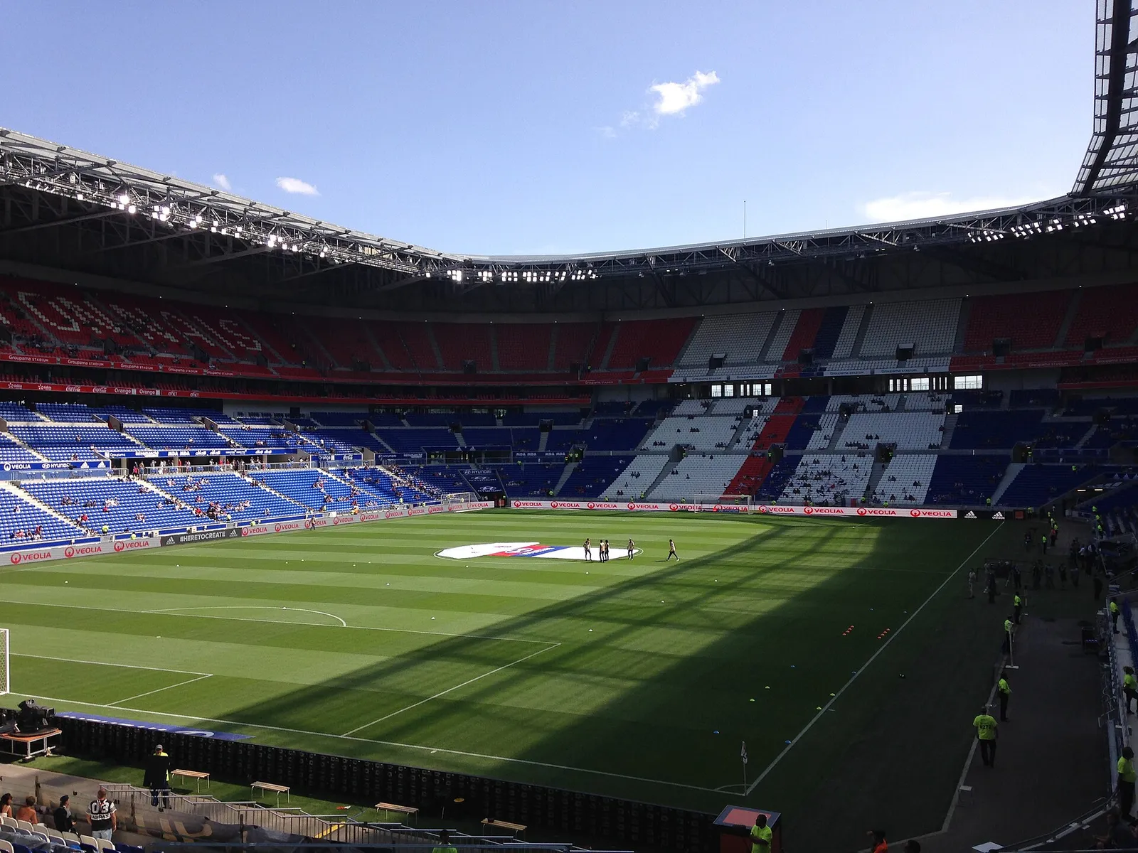 Le Groupama Stadium, antre de l'Olympique lyonnais