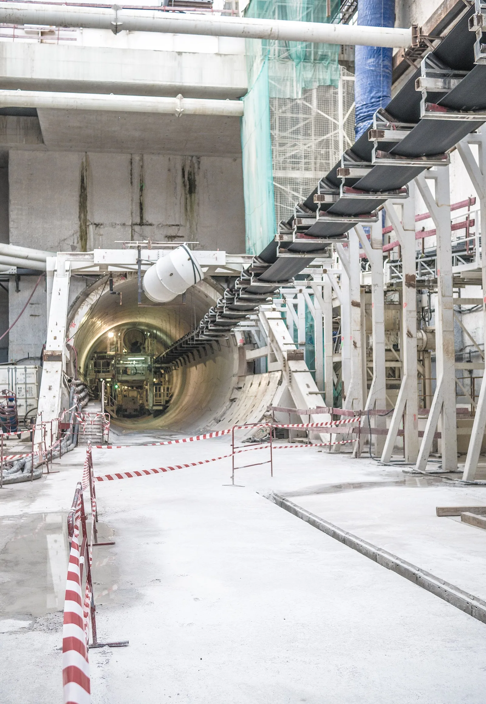 Un tunnel de métro en construction en Île-de-France