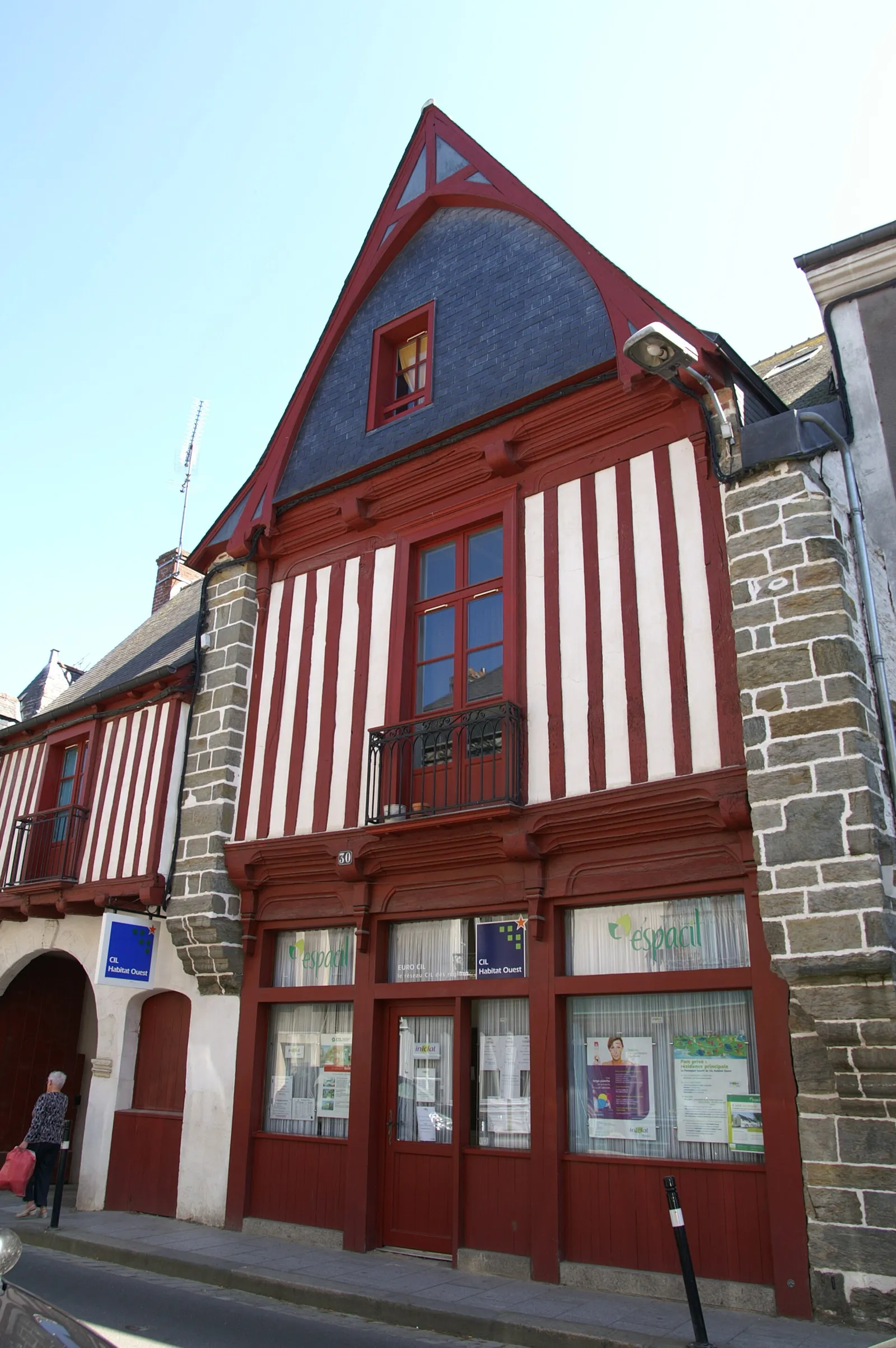 Des maisons en France (illustration)