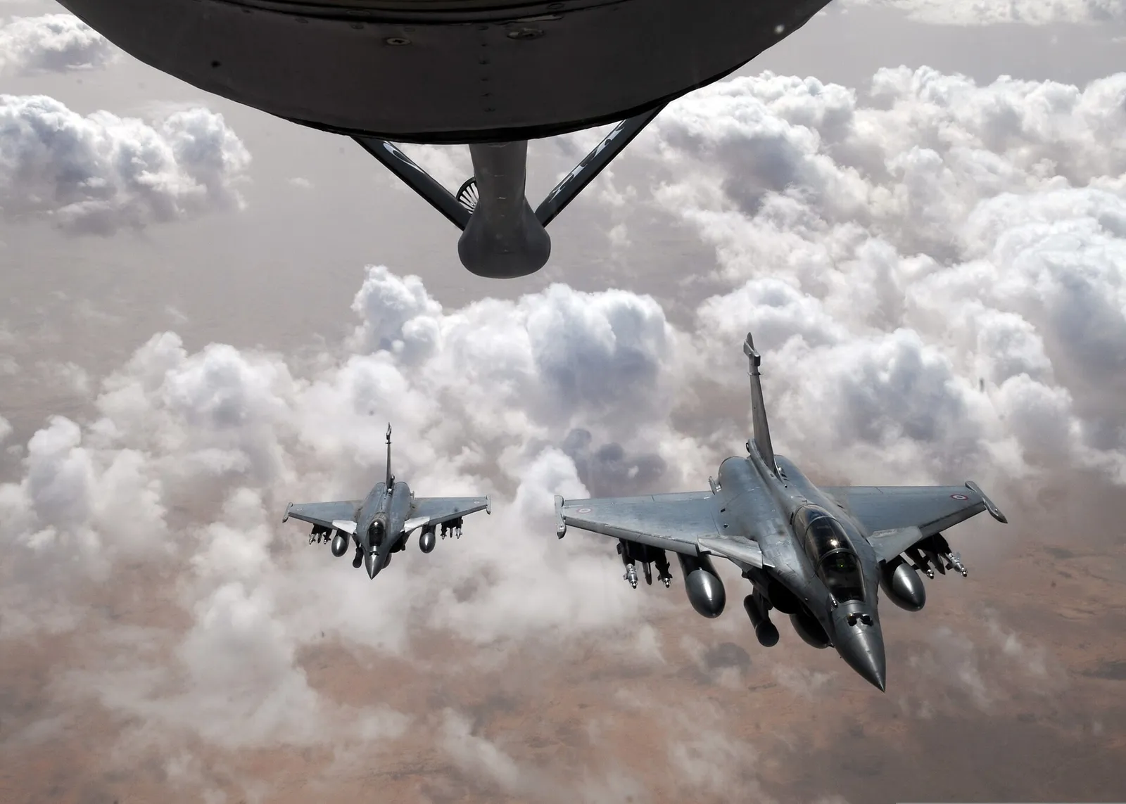 Avions Rafale de l'armée de l'air française (illustration)