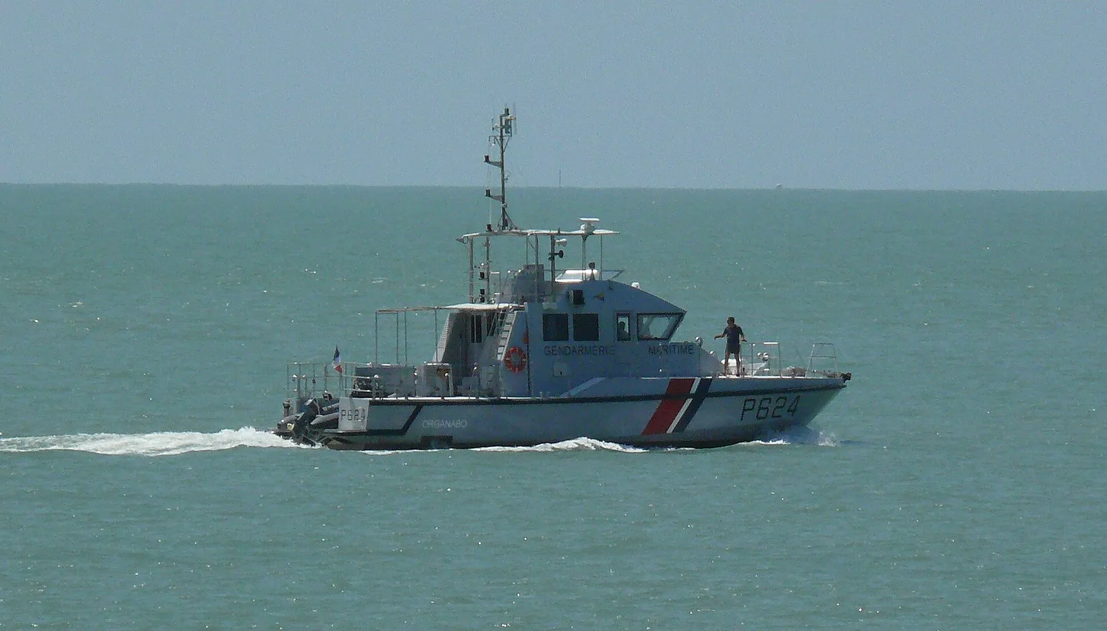 Un navire de la gendarmerie maritime