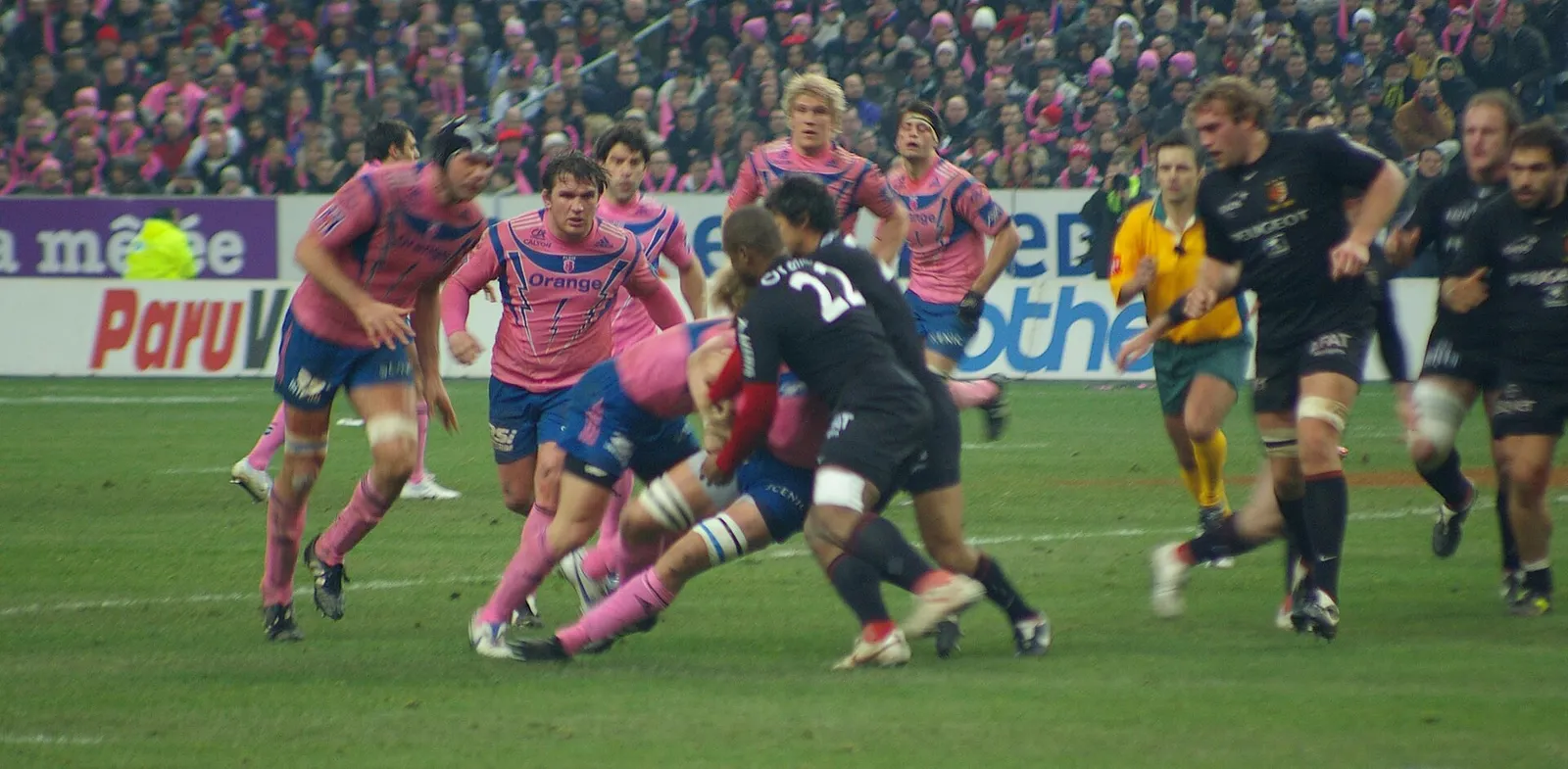Un match de rugby (illustration)