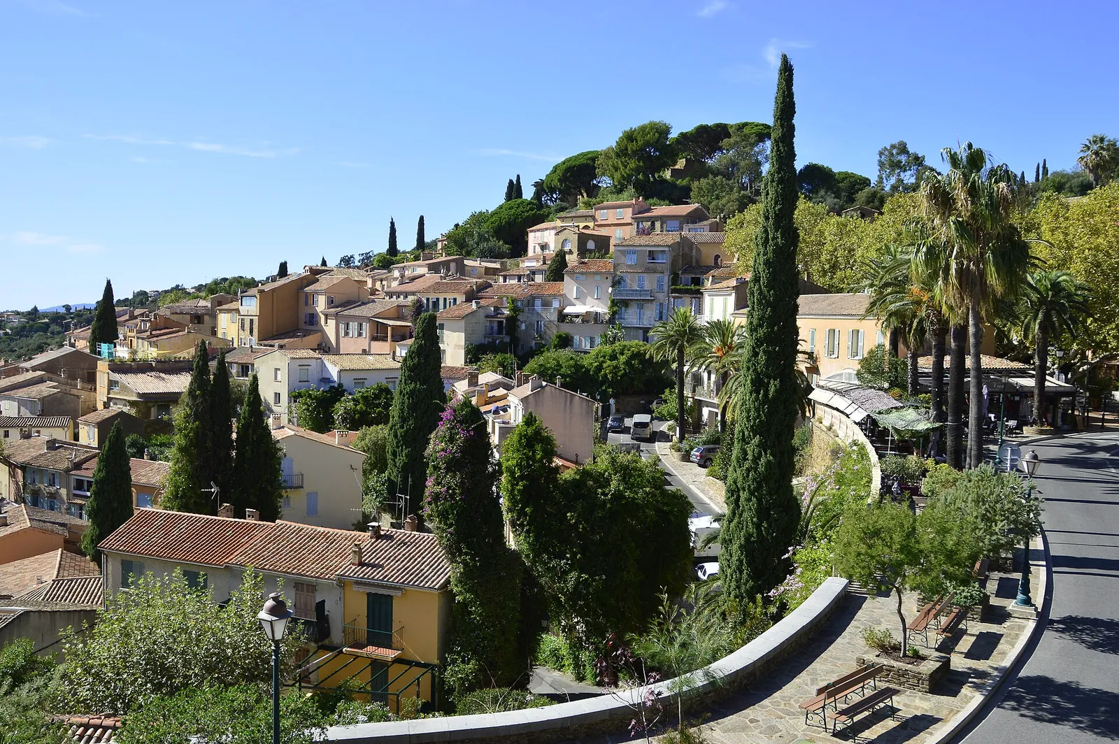 Le village de Bormes-les-Mimosas, dans le Var (illustration)