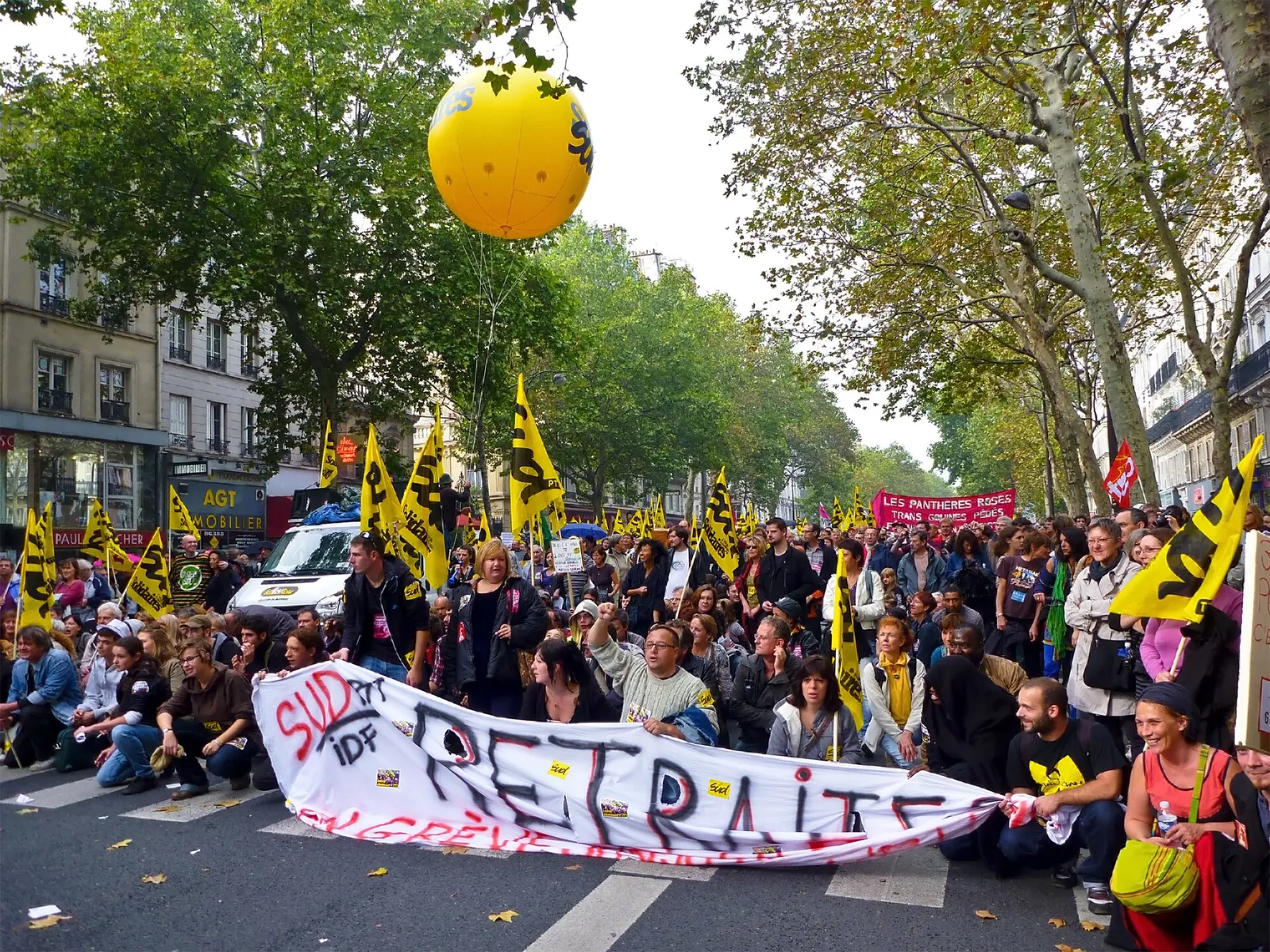 Manifestation syndicale en France (illustration)