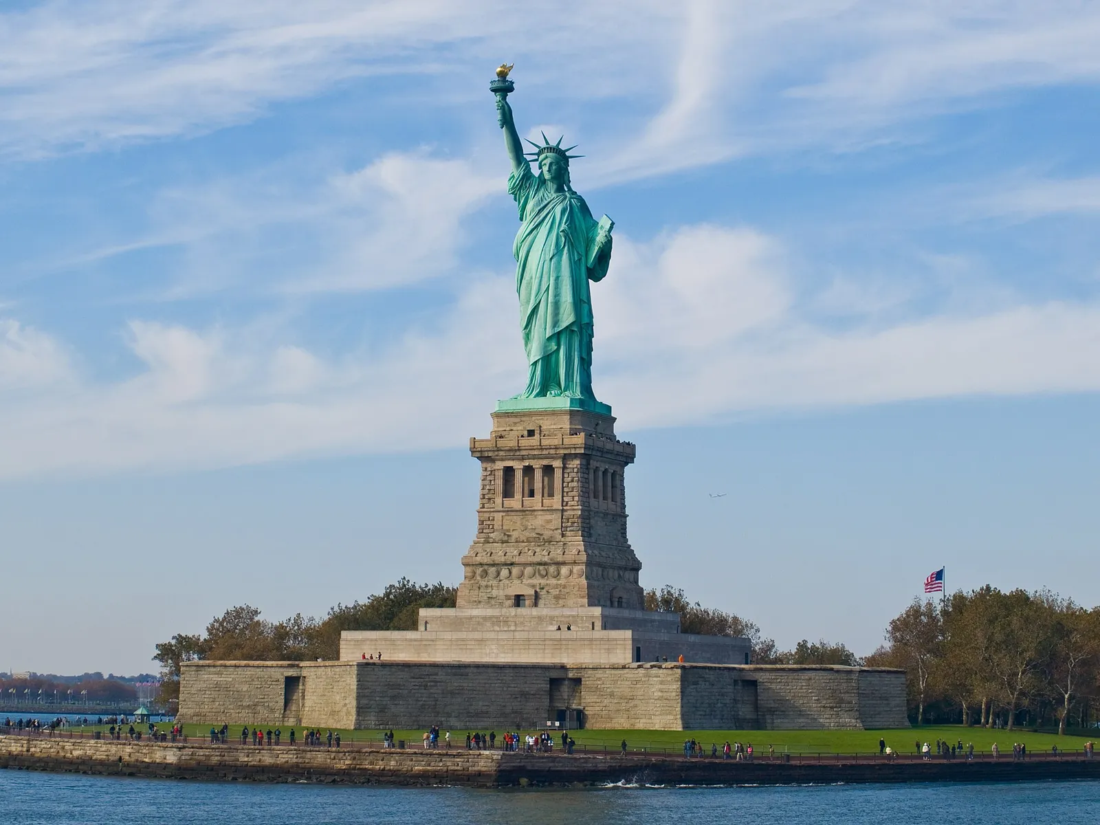 La statue de la Liberté, à New York (illustration)