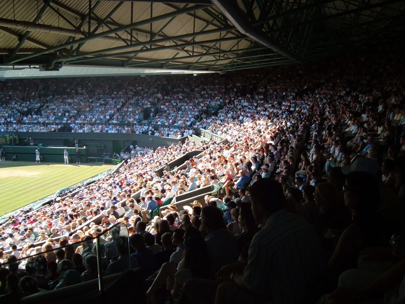 Le court central de Wimbledon (illustration)