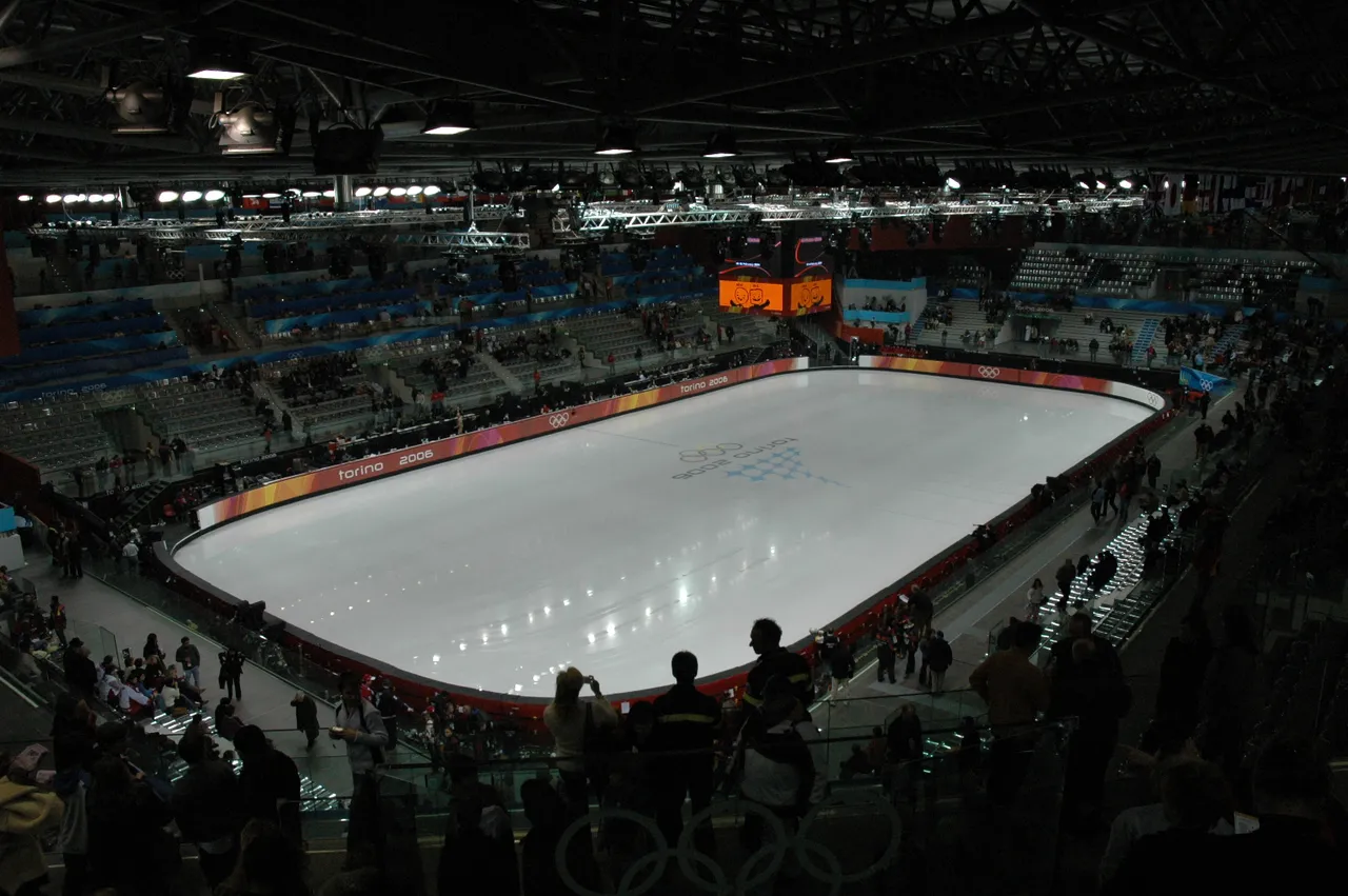 Une patinoire (illustration)