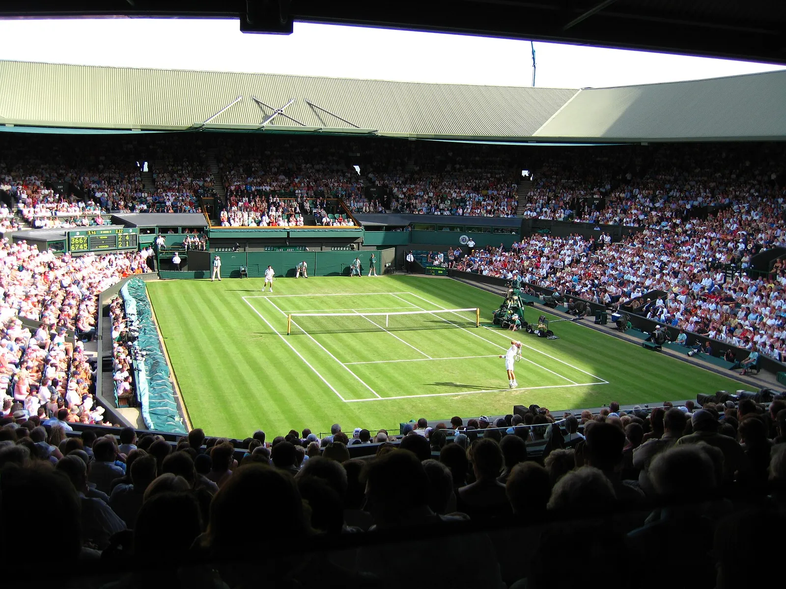 Le Centre Court de Wimbledon (illustration)