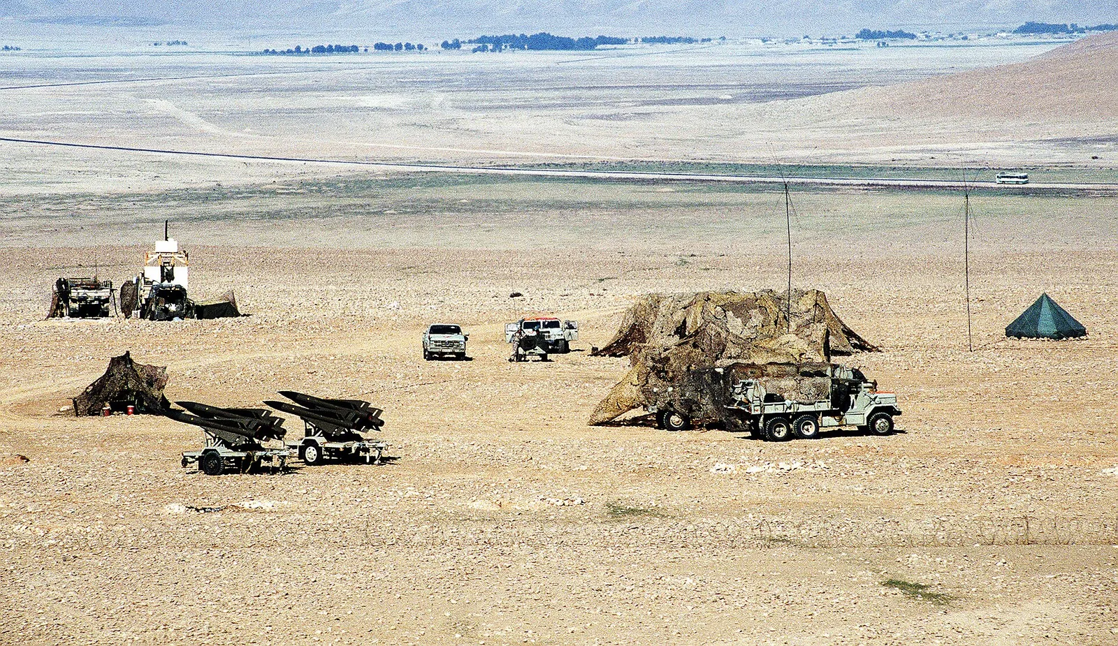 Batterie de missiles sol-air (illustration)