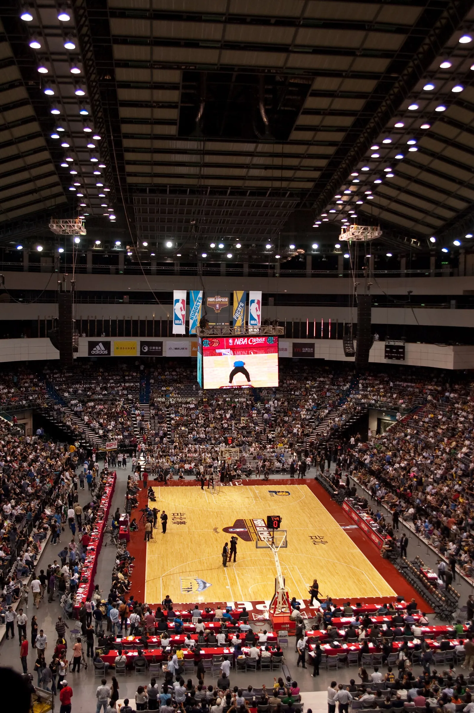 Un match de NBA dans une salle comble (image d'illustration)