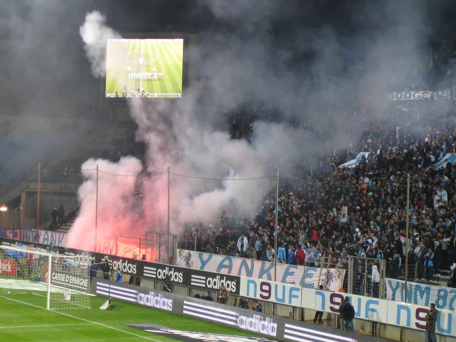 L'ambiance du stade Vélodrome de Marseille