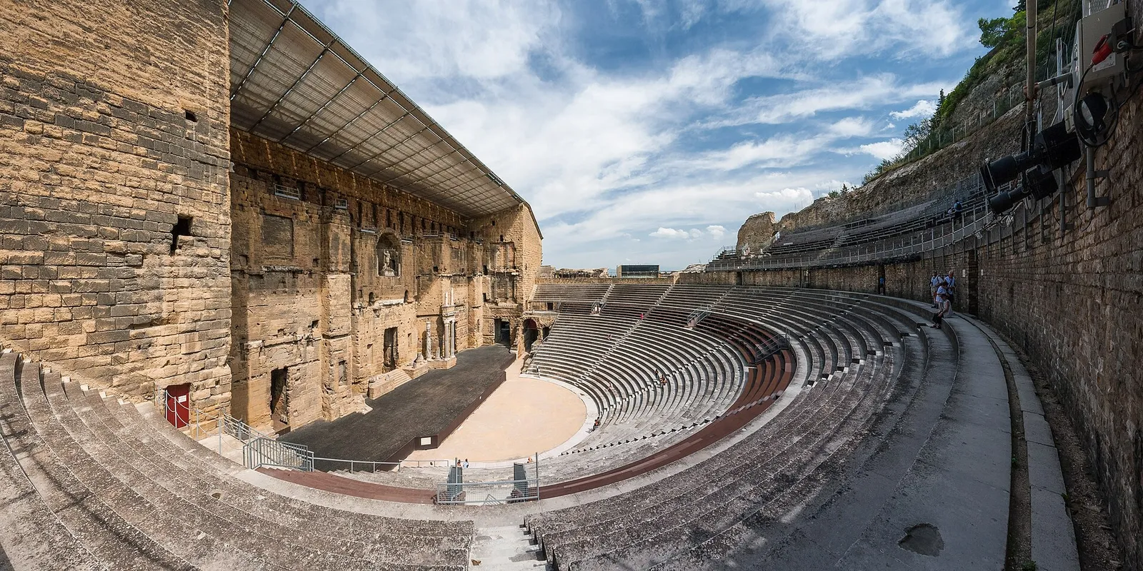 Le théâtre antique d'Orange, dans le Vaucluse