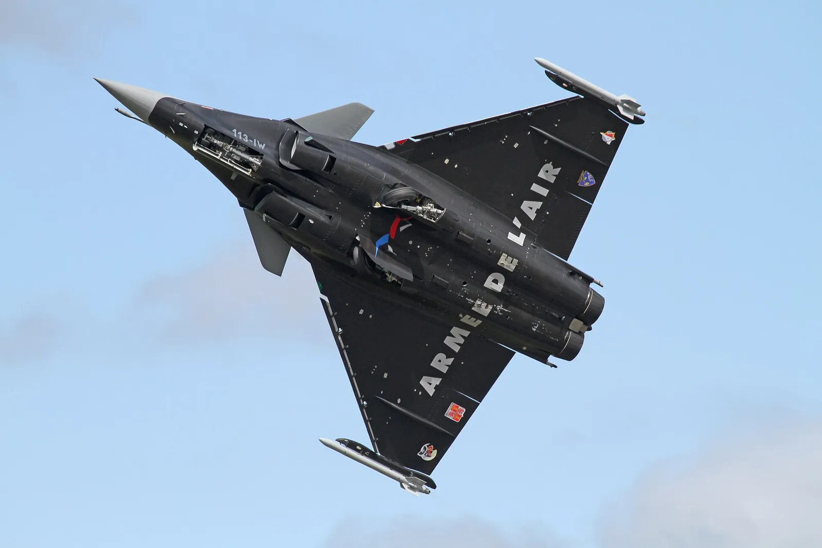 Un Rafale de Dassault en vol (illustration)